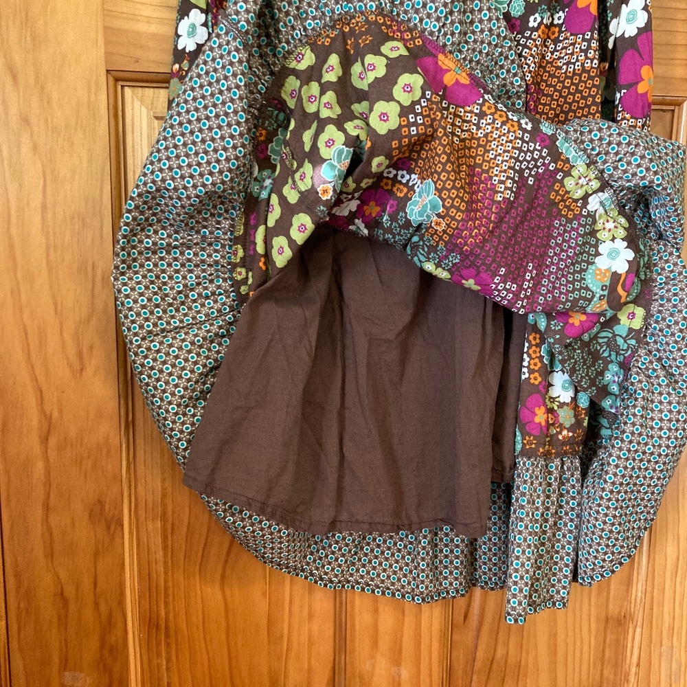 Zara Kids size 11-12 years long sleeves floral tiered dress - Picture 3 of 5
